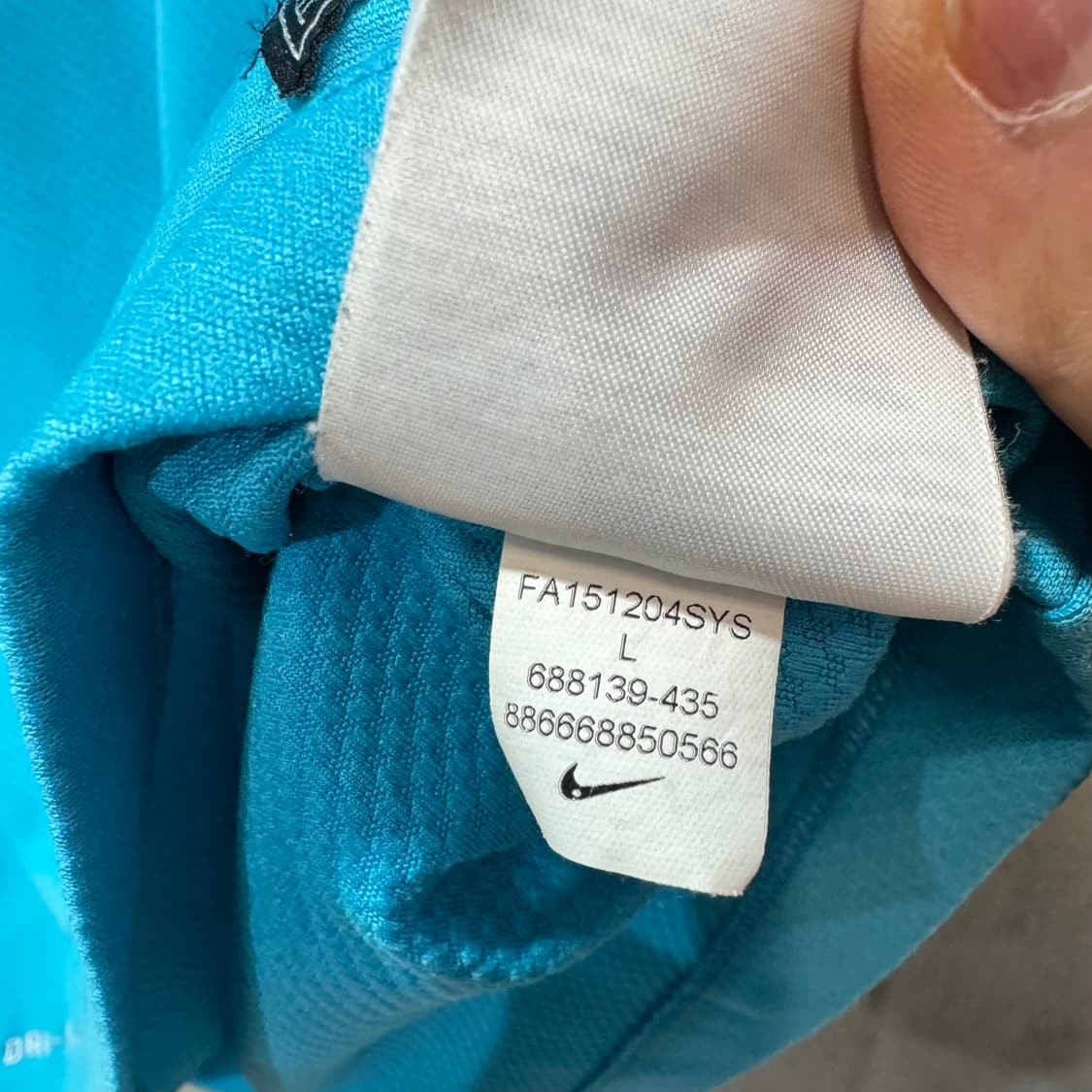 나이키 맨시티 15-16 코칭 스태프 드릴탑 지급용 져지 (M)  상품이미지7