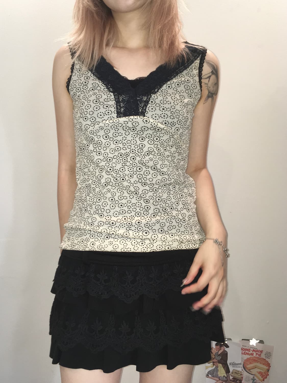 jpn vintage unique slim sleeveless 상품이미지3