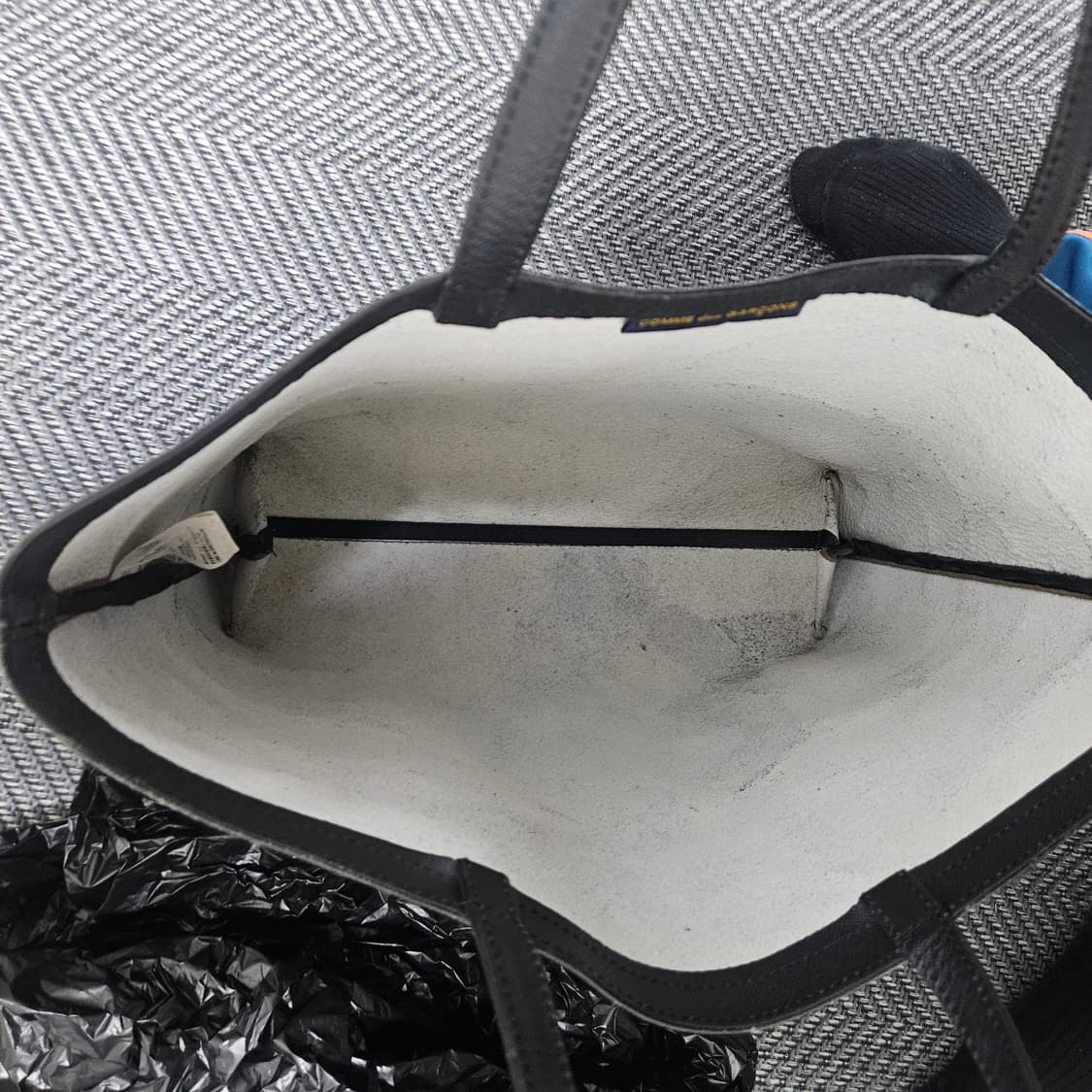 꼼데가르송 소가죽 토트백 상품이미지4