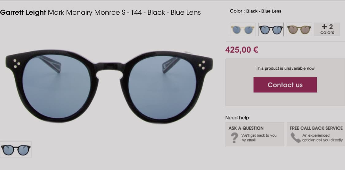 마크 맥네어리 미국 패션 디자이너 뿔테 안경 0108 상품이미지9