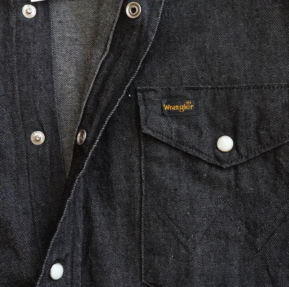 Wrangler 랭글러 블랙 데님 셔츠 1870 상품이미지5