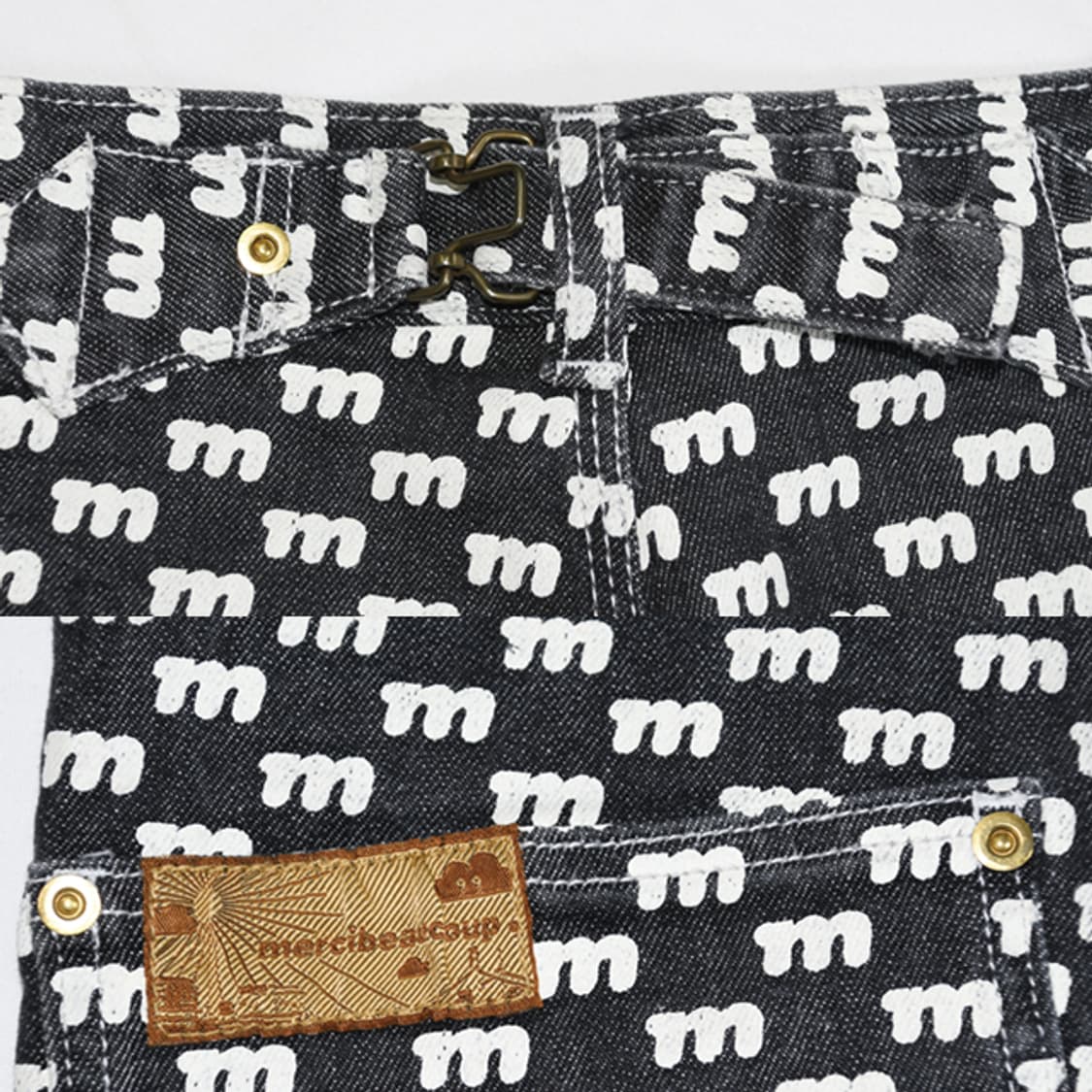 mercibeaucoup 패턴데님팬츠 상품이미지7