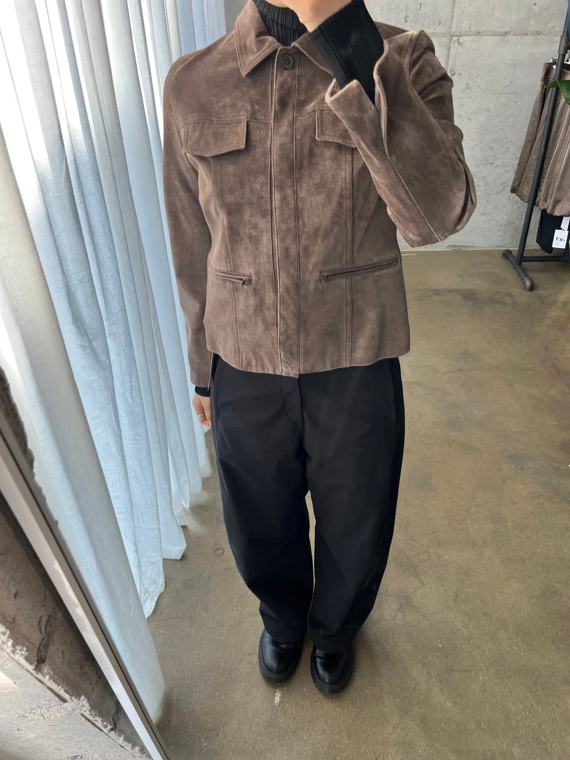 Bellucci 리얼 돈피 스웨이드 자켓 상품이미지7