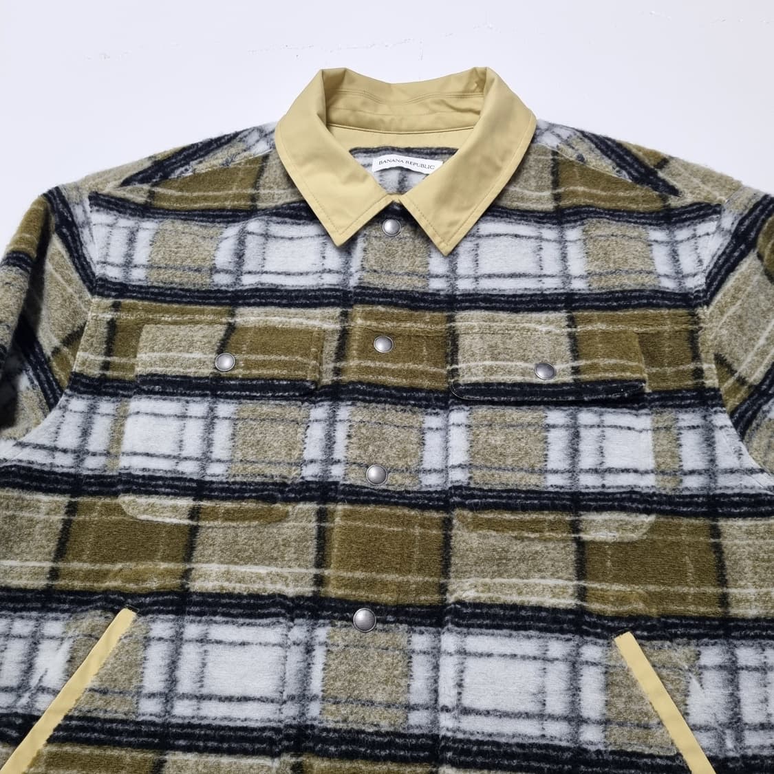 바나나리퍼블릭 트위드 트러커 자켓 샘플 - M 상품이미지3