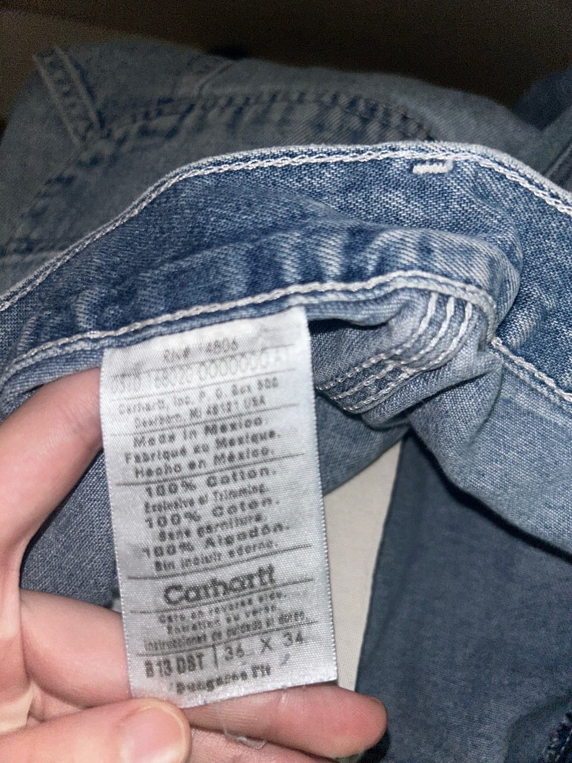90s Carhartt Work carpenter pants 상품이미지4