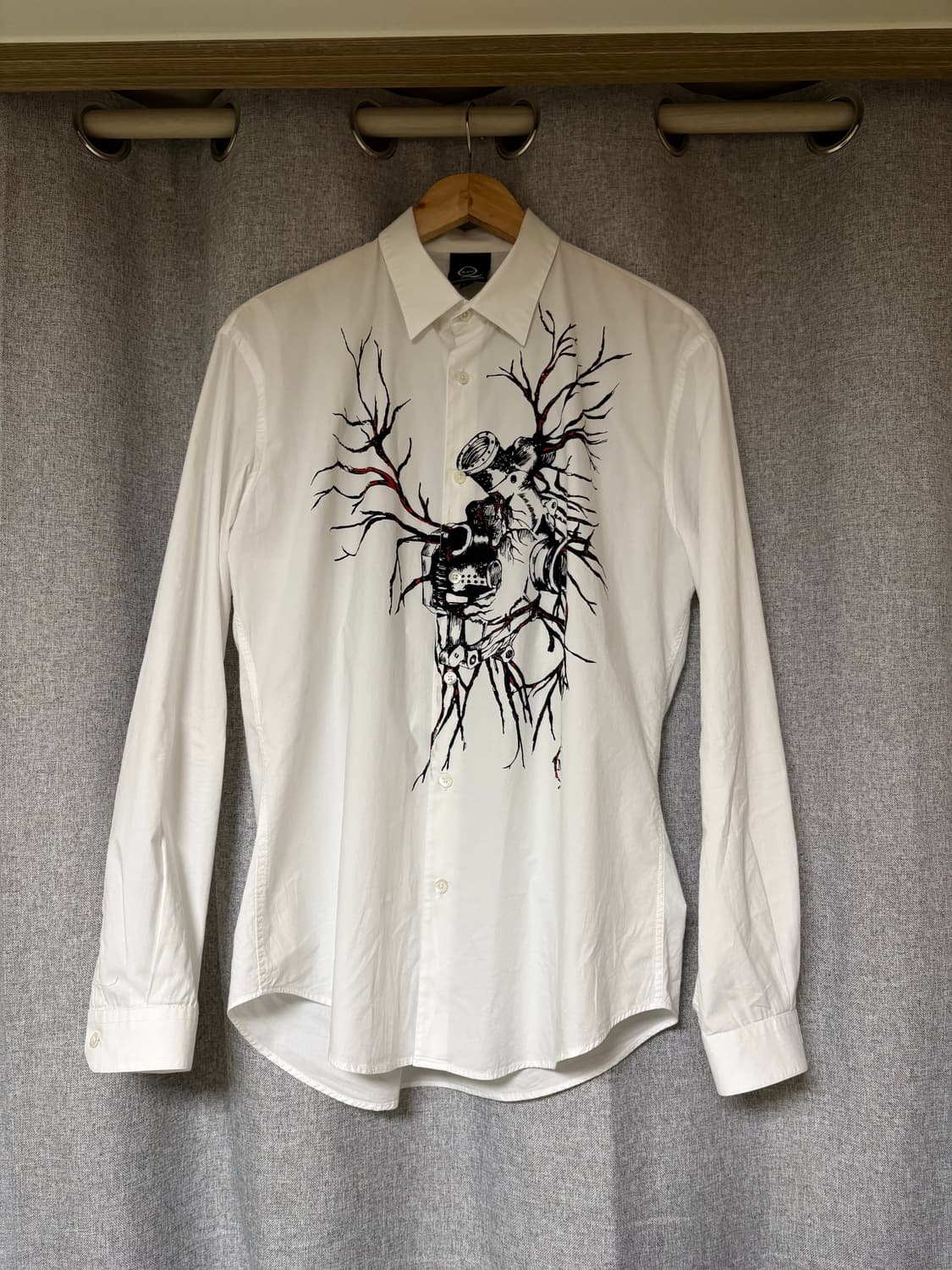 알렉산더 맥퀸 14fw 하트프린트 셔츠 상품이미지3