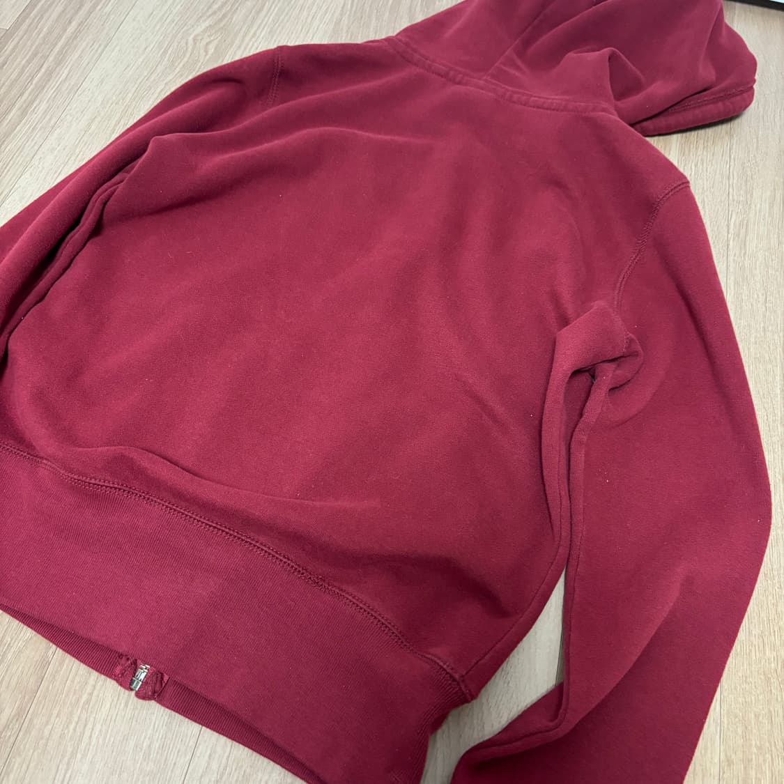 급처) 후아유 빈티지 버건디 딥레드 캘리포니아 후드집업 후집 상품이미지7