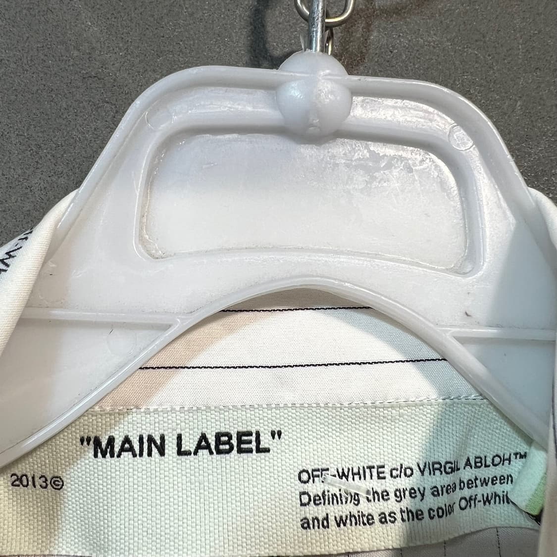 [38] OFF WHITE 오프화이트 핀스트라이프 셔츠 원피스 상품이미지7