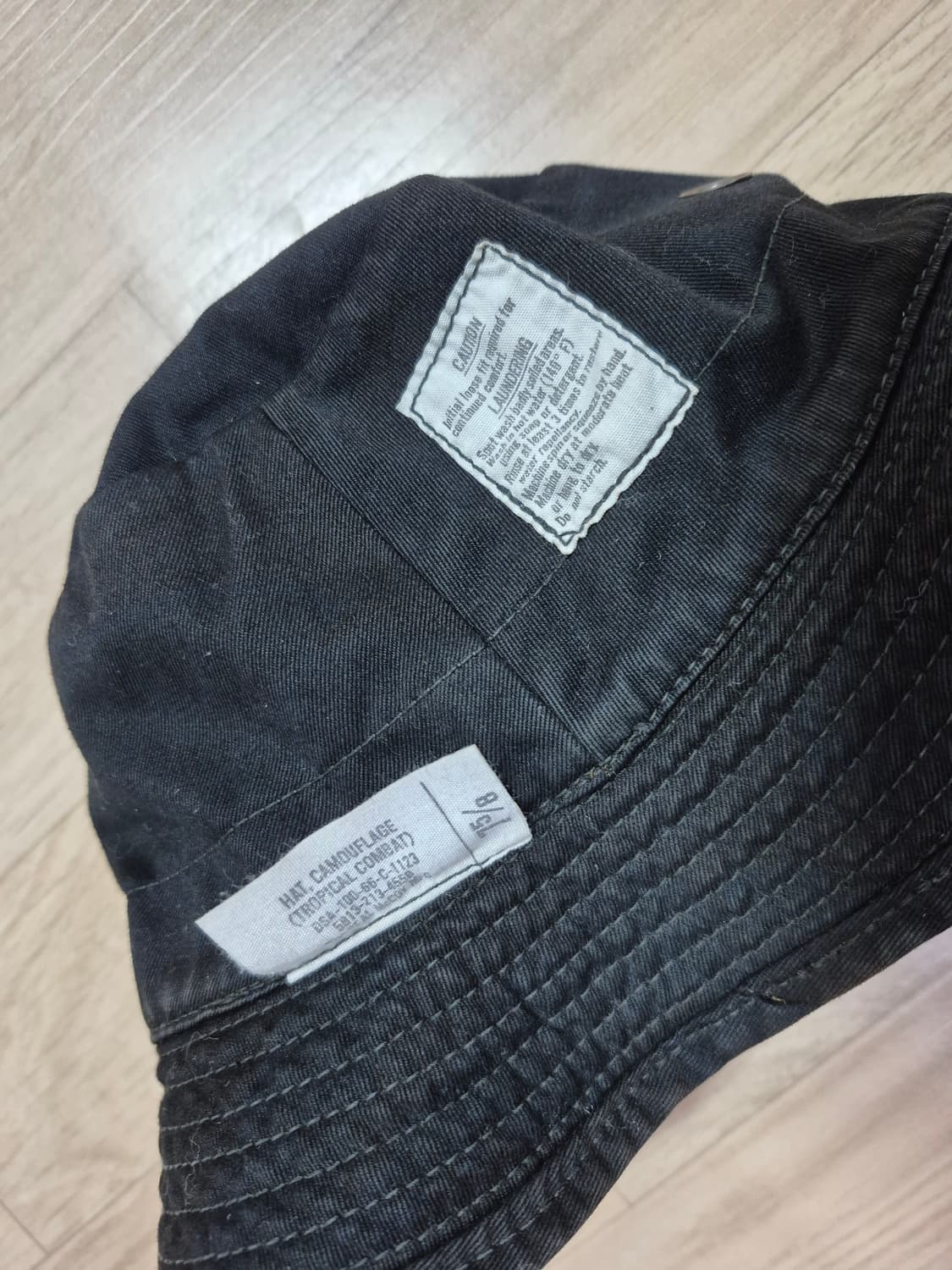 리얼맥코이 블랙 오버 다이드 타이거 부니햇 버킷 상품이미지5