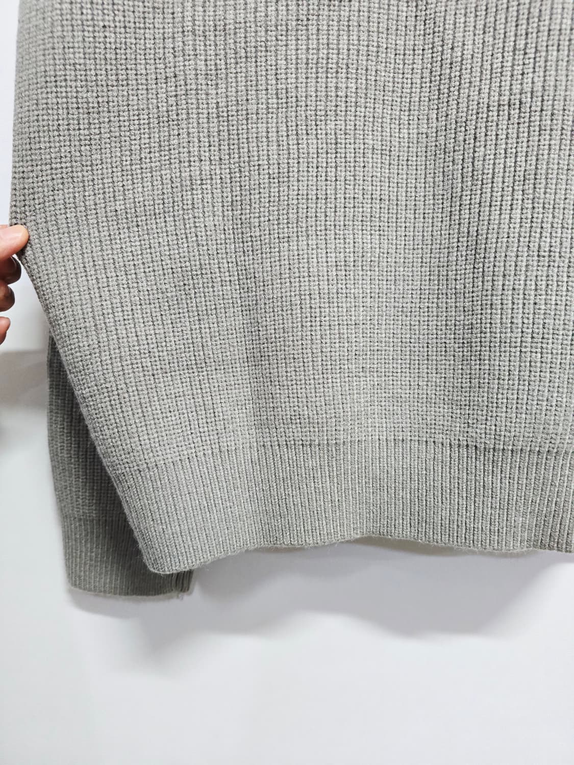 SUARE 니트 카라 집업 가디건 상품이미지7