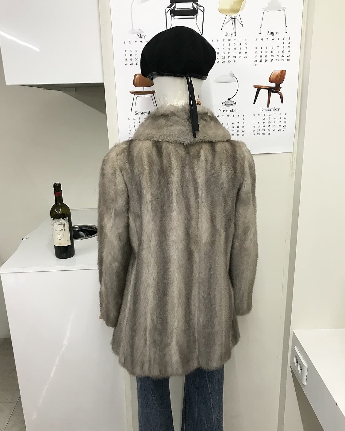 사파이어 밍크 퍼 자켓 상품이미지9