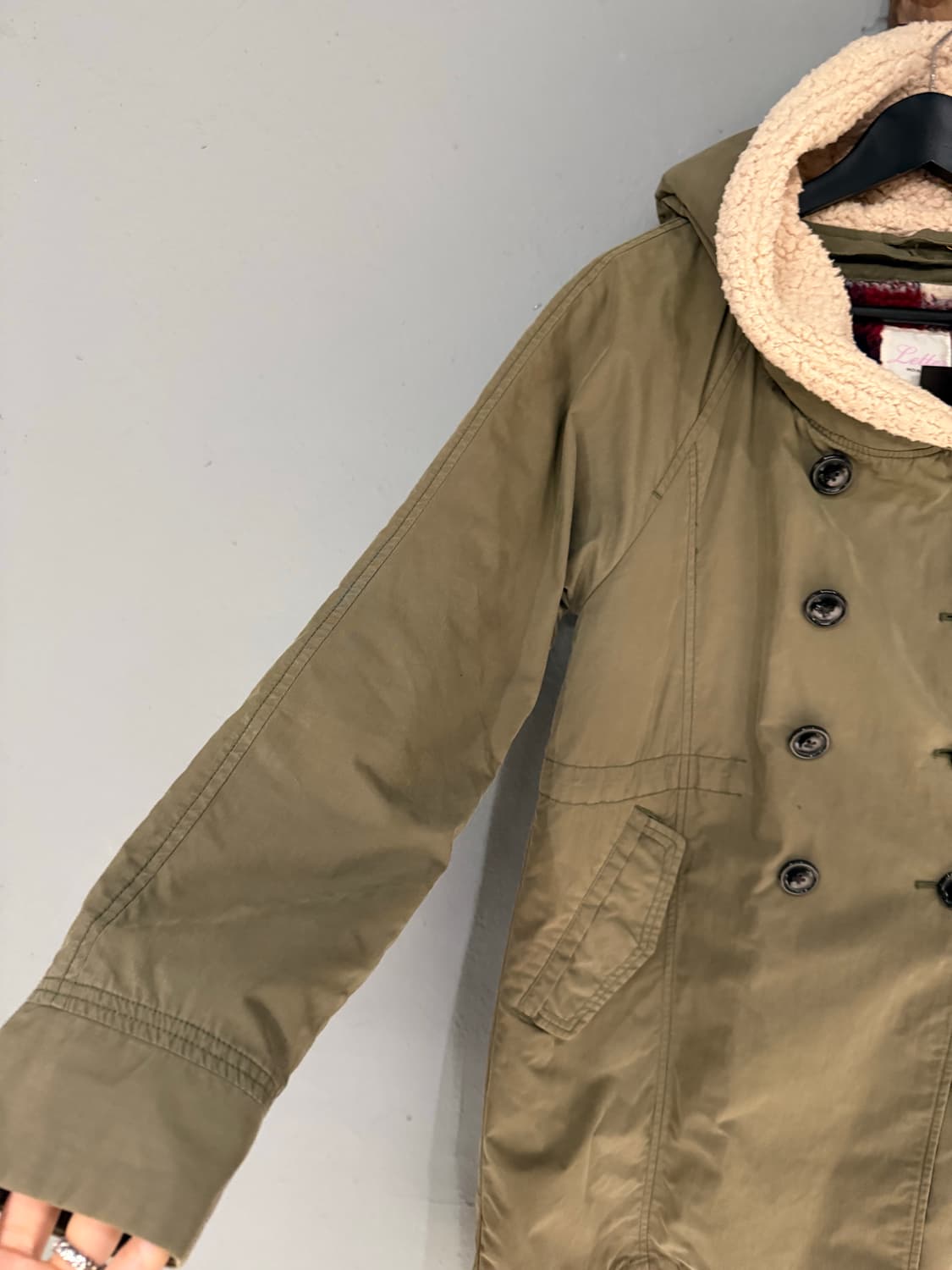 double button big hood jumper 상품이미지7