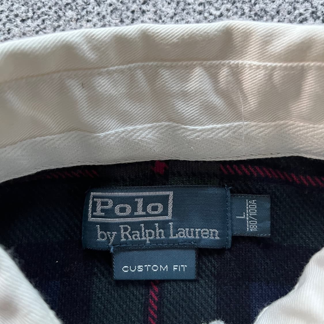 폴로 랄프로렌 체크 럭비 셔츠 상품이미지3