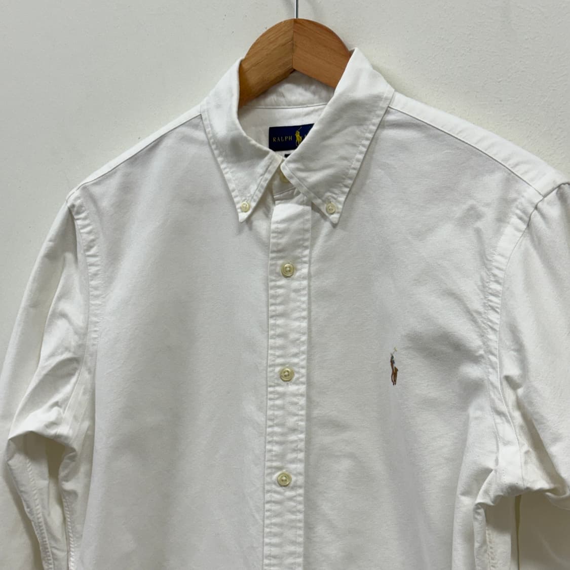 폴로 랄프로렌 남성용 화이트 셔츠 M 상품이미지3