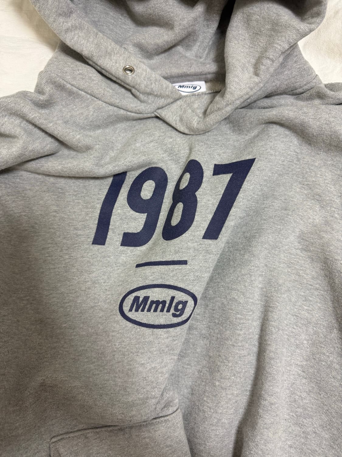 mmlg 1987 그레이 후드티 상품이미지1