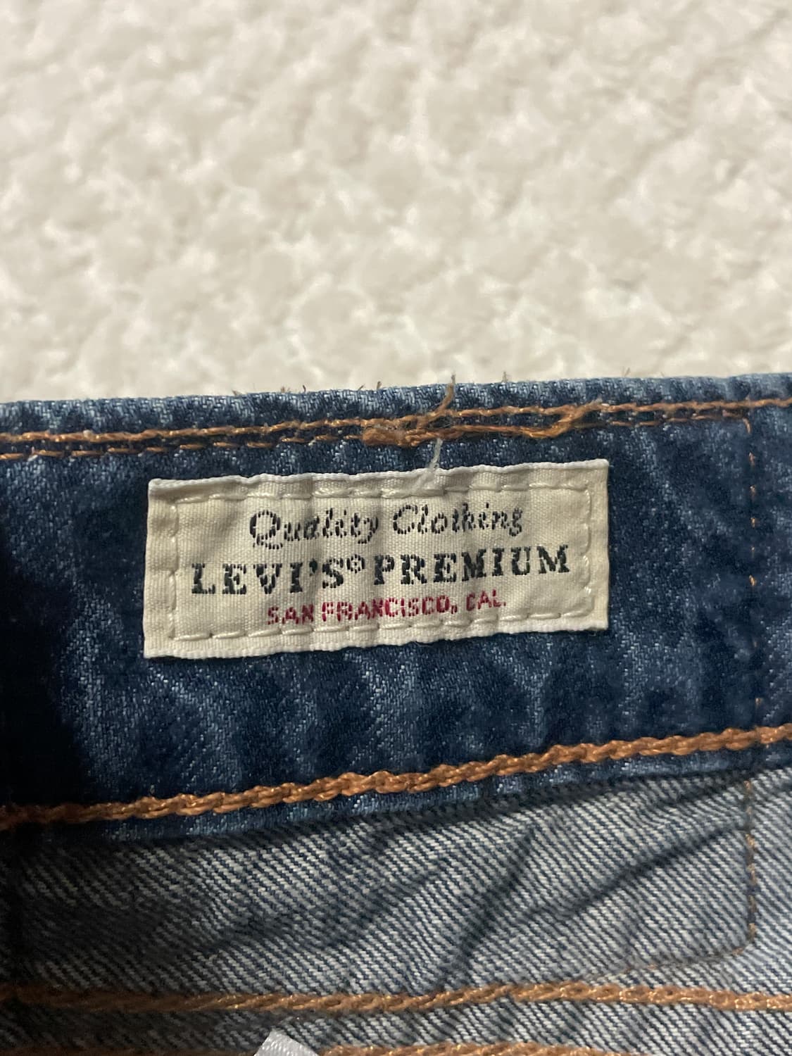 [34X32] 리바이스 505 레귤러 핏 프리미엄 빅E 데님(클리닝O) 상품이미지6