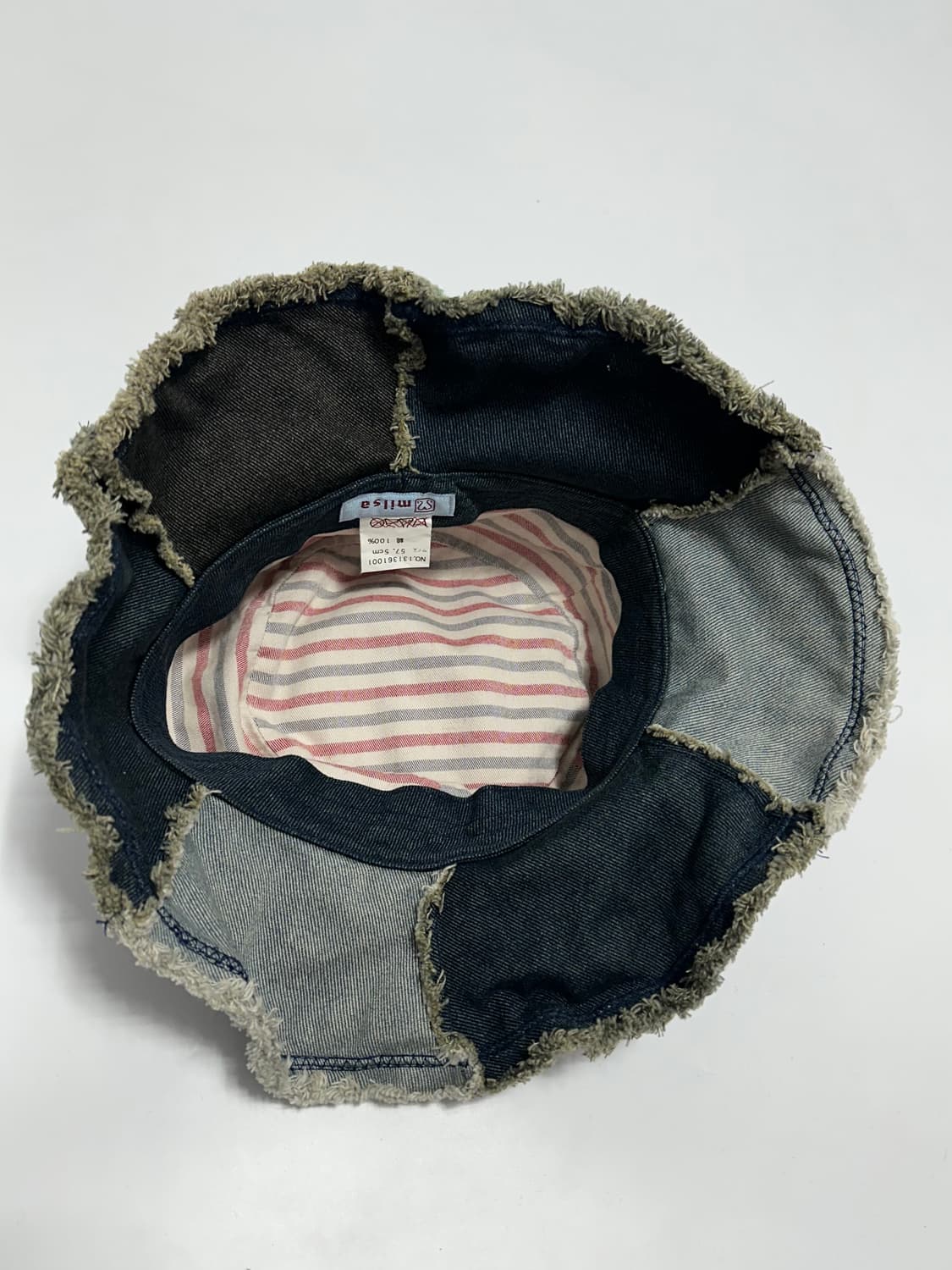 milsa 일본빈티지 패치워크 데님 버킷햇 상품이미지7