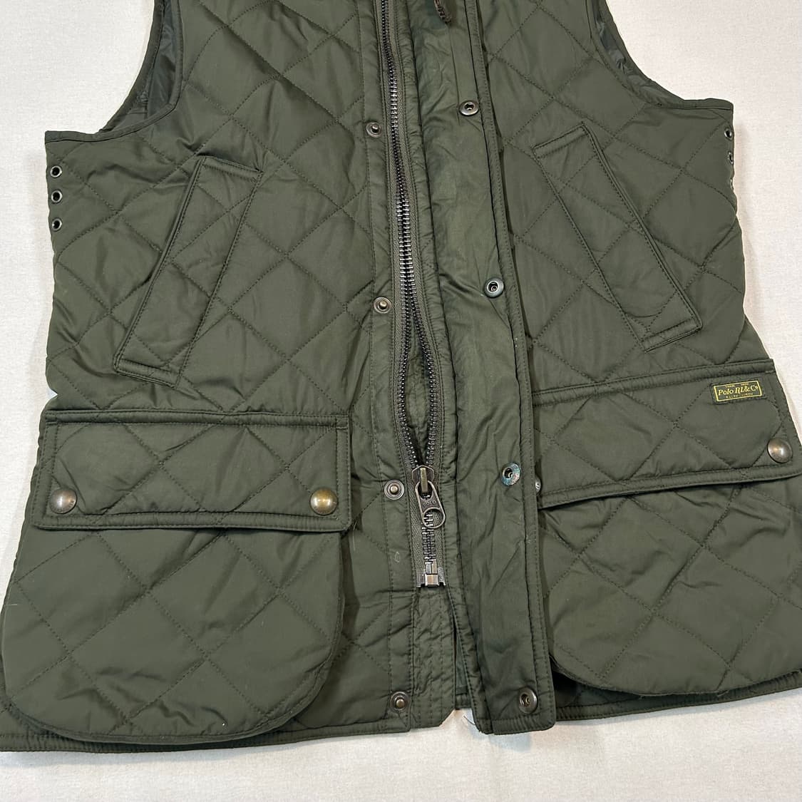 S) 폴로 랄프로렌 올리브 클래식 퀼팅 조끼 베스트 상품이미지4