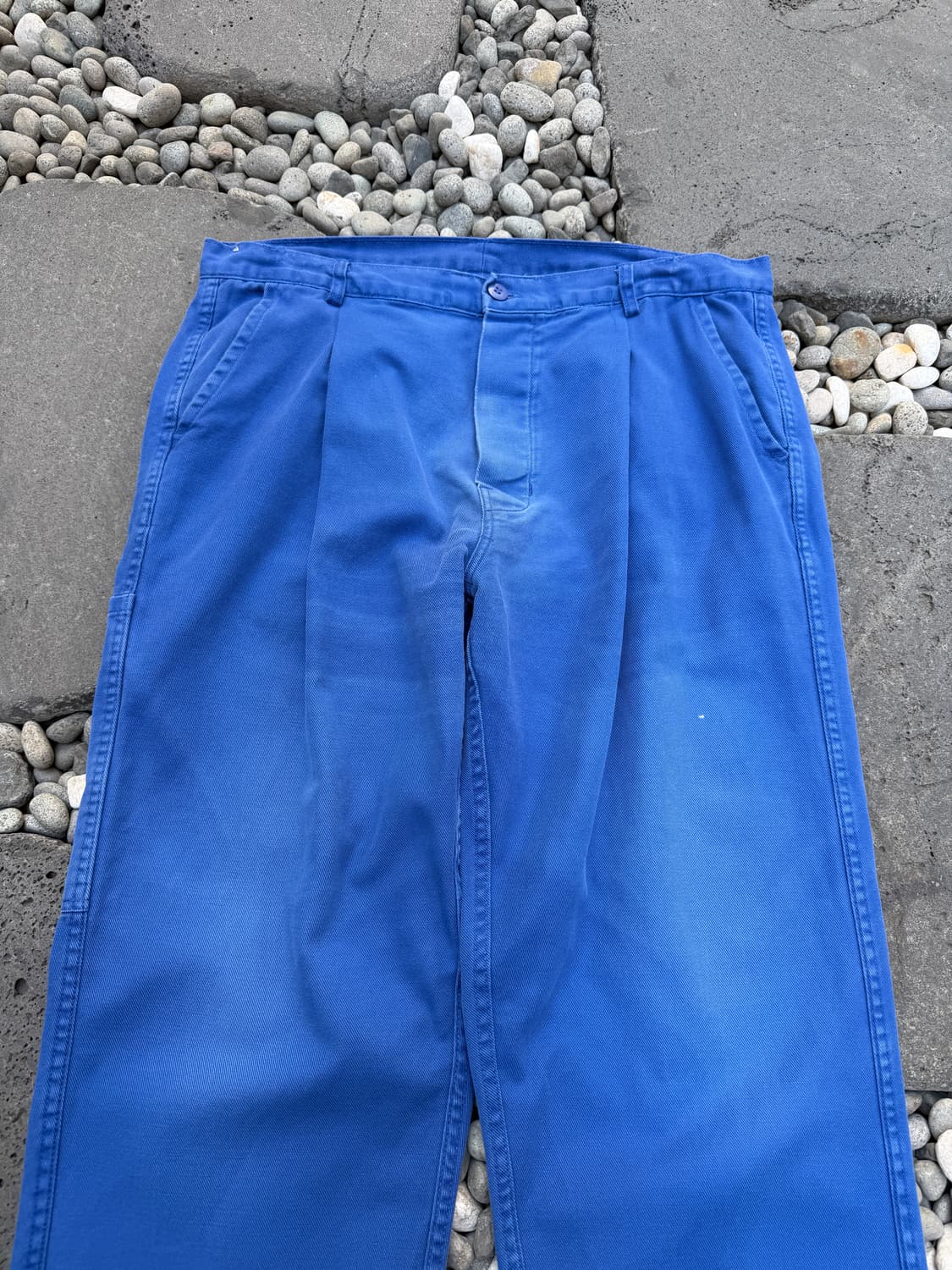 FADED WASHED BLUE FRENCH WIDE 프렌치워크팬츠 상품이미지3