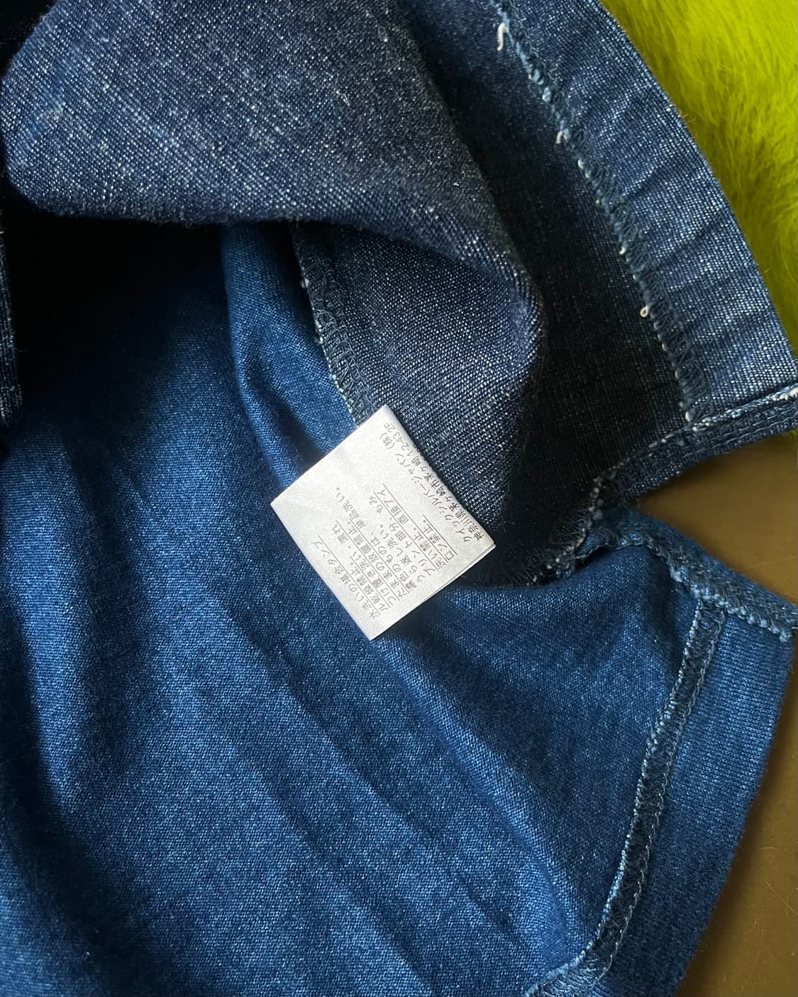 1980s Quiksilver 1/2 Indigo Denim Top 상품이미지8
