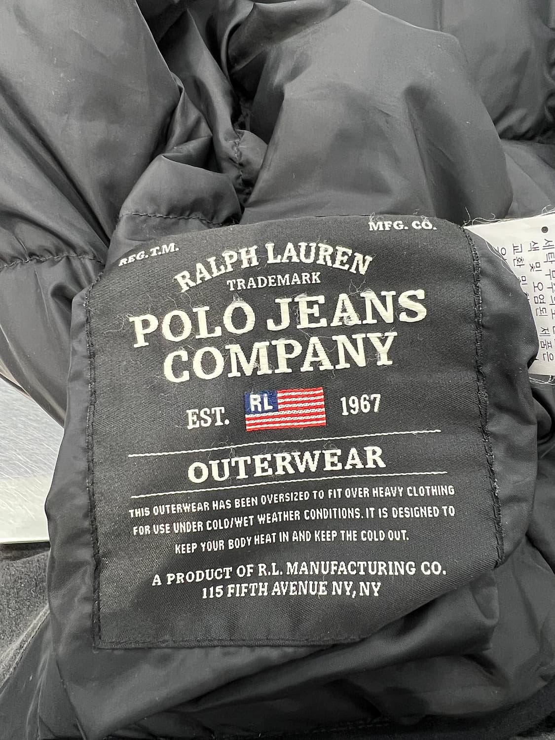 폴로 진스 리버시블 니팅 패딩 베스트 상품이미지8