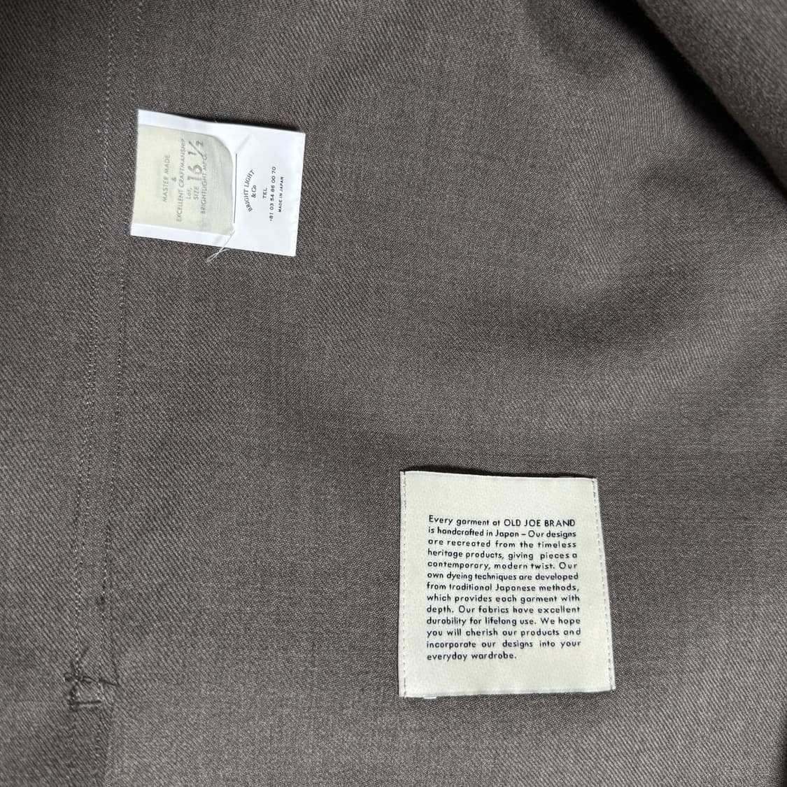 [16 1/2]올드조 OLD JOE 21AW 스왈로우 카라 셔츠 상품이미지7