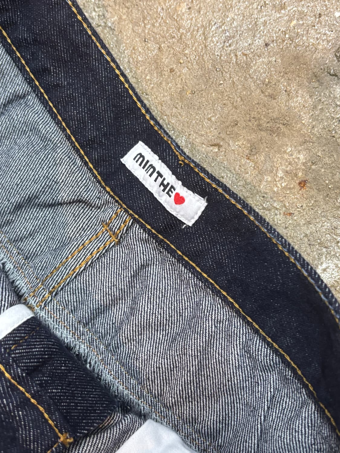 밈더워드로브 더블 레이어드 데님팬츠 /새상품 상품이미지8