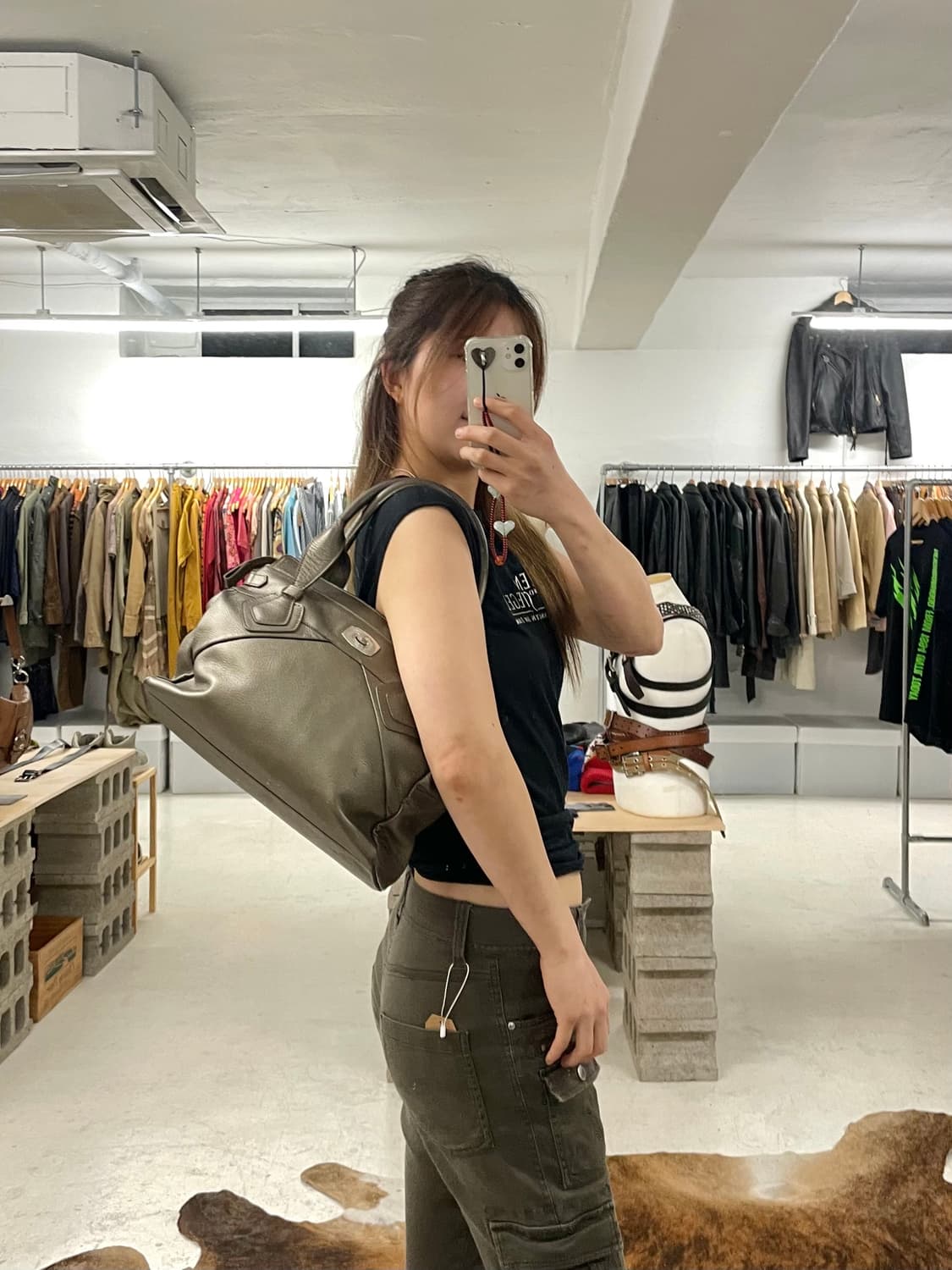 MILASCHON metalic shoulder bag 메탈릭 숄더백 상품이미지1