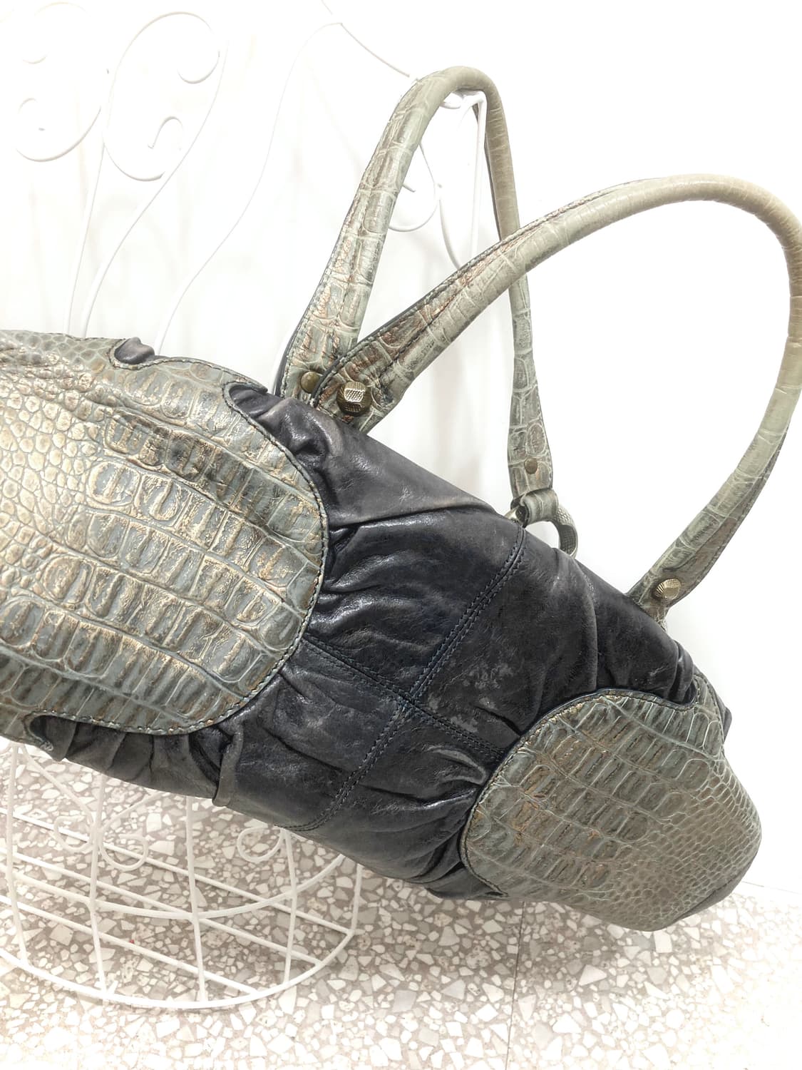 python leather shoulder bag 상품이미지3