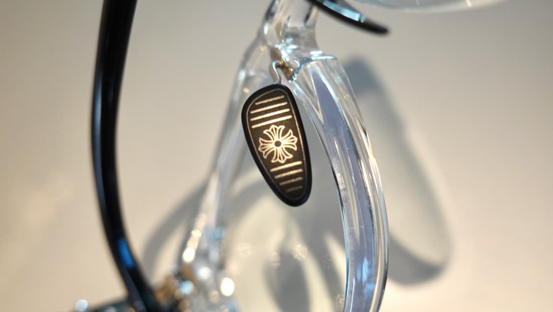 크롬하츠 로드시클 크리스탈 실버/블랙 안경 상품이미지7