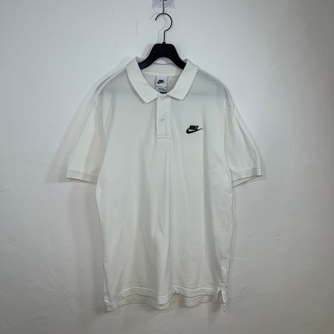 Nike white collar t-shirt 상품이미지4