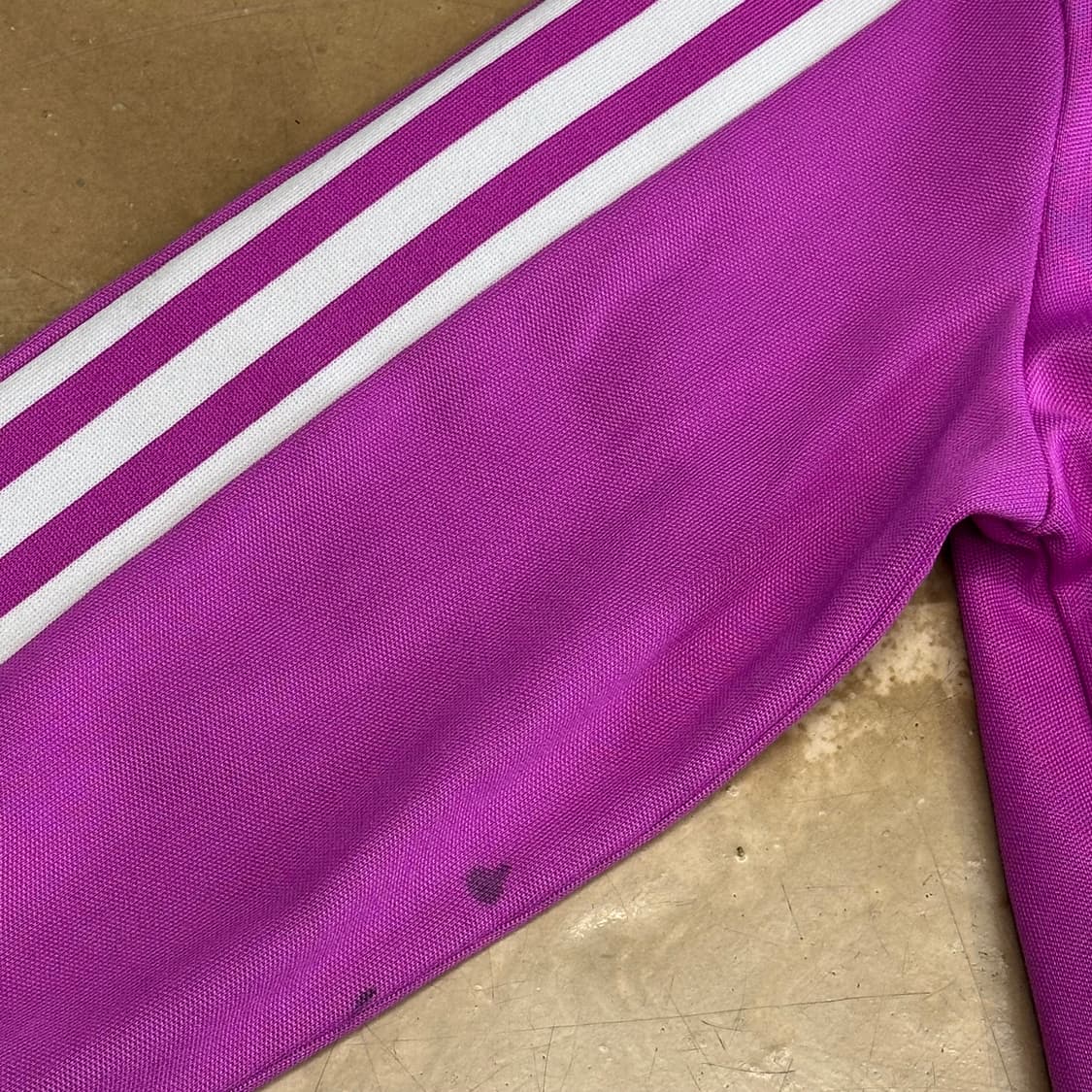 XS 아디다스 퍼플 화이트 트랙탑 상품이미지8