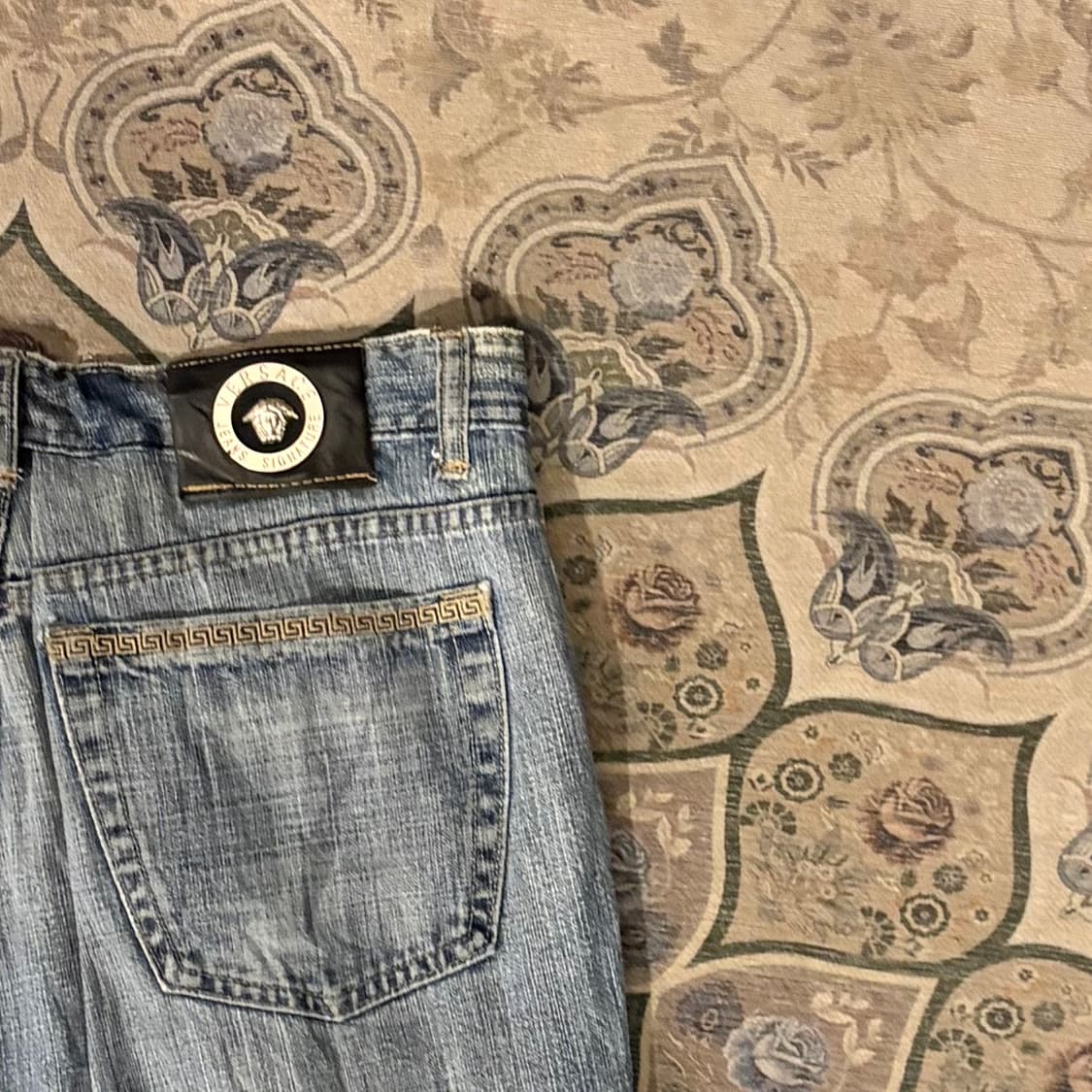 Versace 데님 워시드 힙합팬츠 상품이미지6