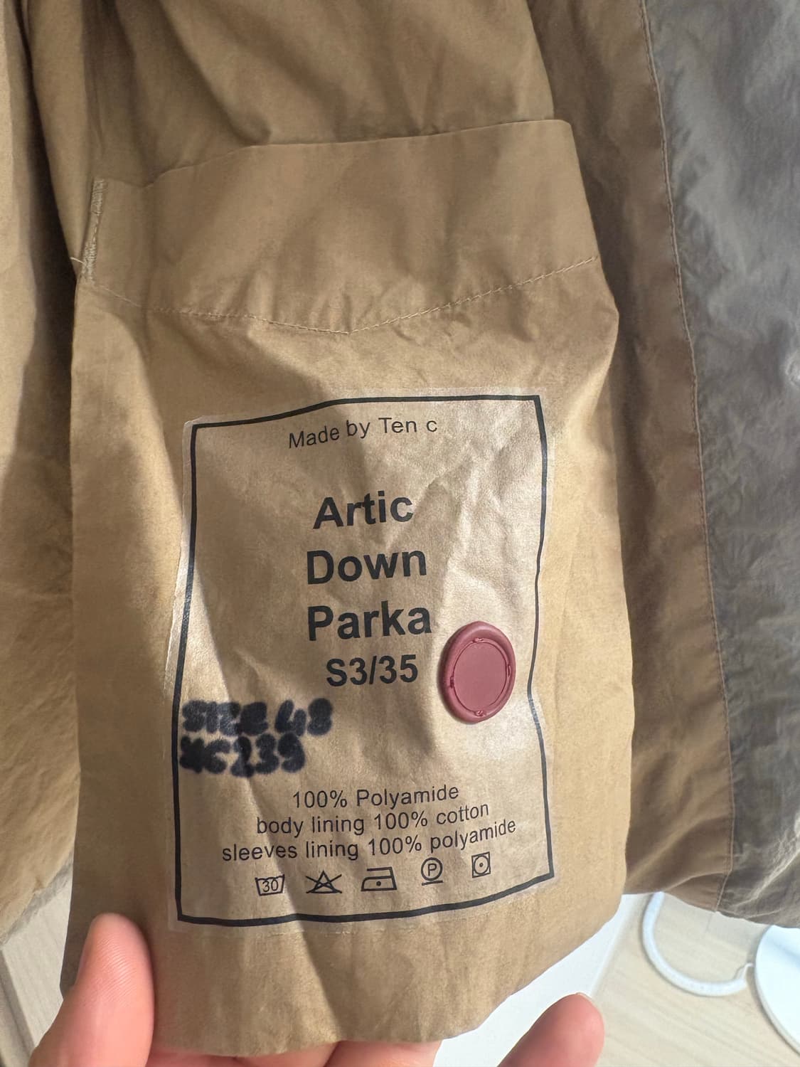 텐씨 아틱파카 그레이 컬티즘익스클루시브 상품이미지3