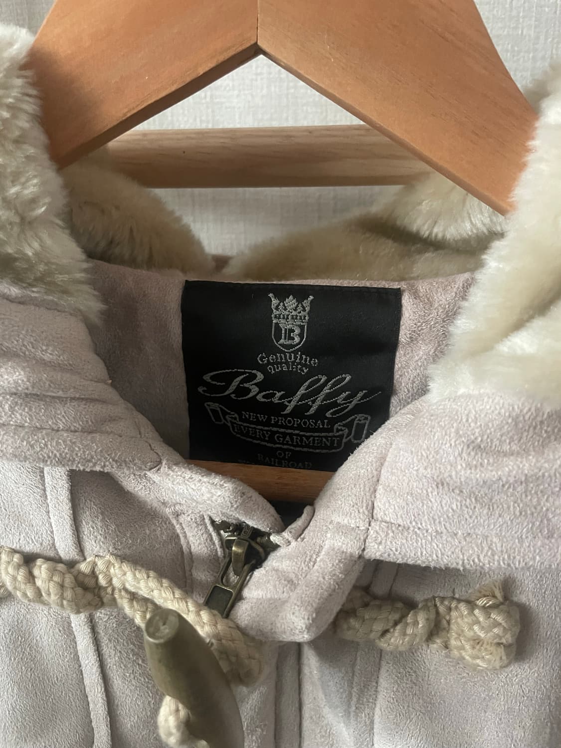 모리걸 빈티지 떡볶이 무스탕🤍💛 상품이미지2