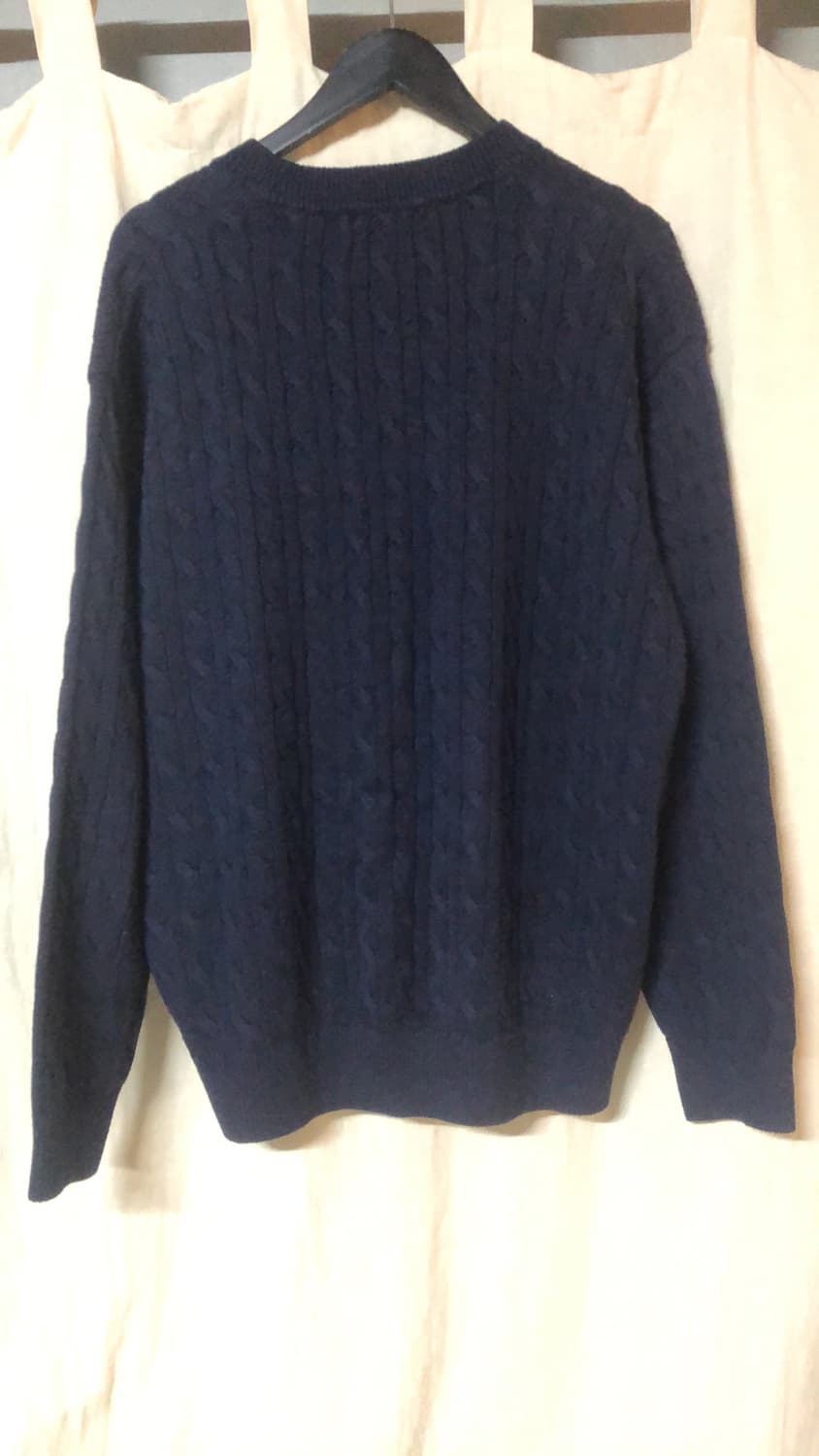 브라운야드 꽈배기 브이넥 니트 상품이미지1