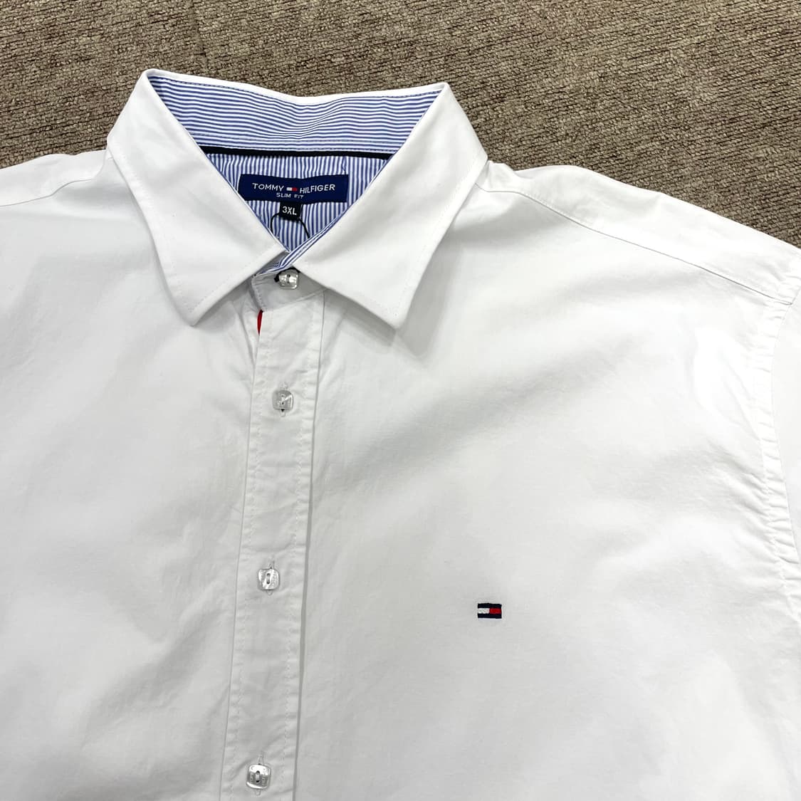 (3XL) Tommy 타미힐피거 반팔 셔츠 화이트 상품이미지7