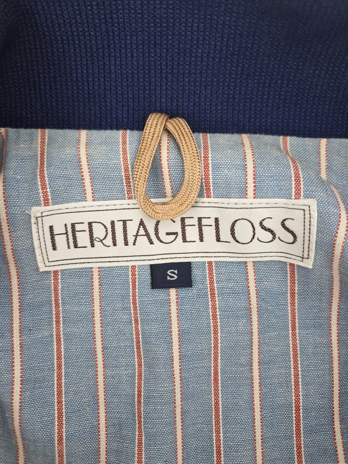 헤리티지플로스(HERITAGEFLOSS)해링턴 자켓 네이비 상품이미지5