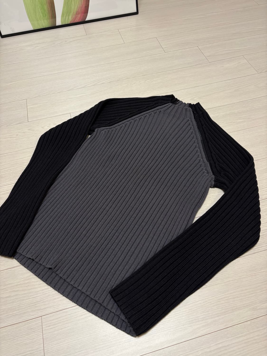 빈티지 아르마니 집 니트 스웨터 M(55) 상품이미지3