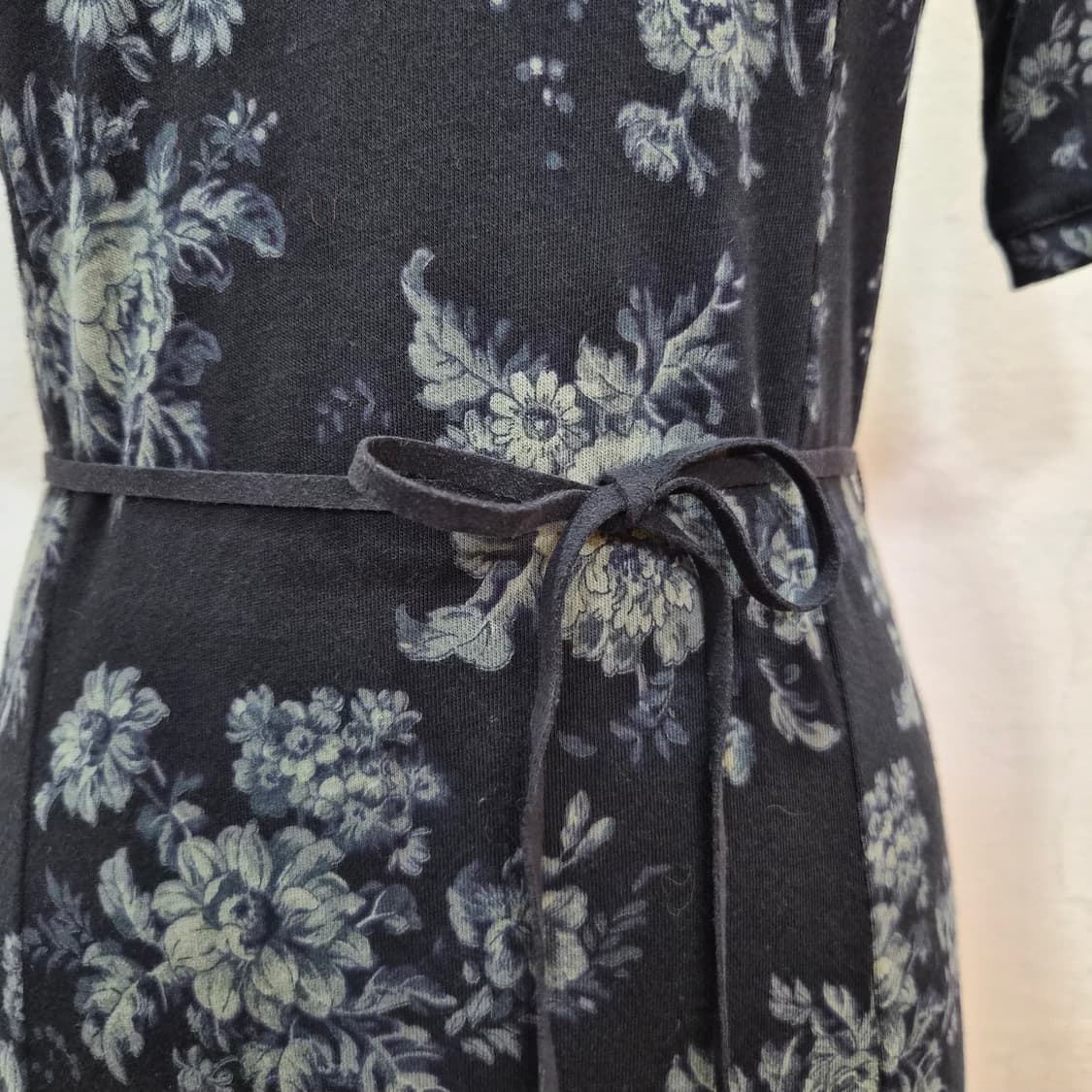 LAURA ASHLEY 딥차콜 플로럴 롱드레스 상품이미지6