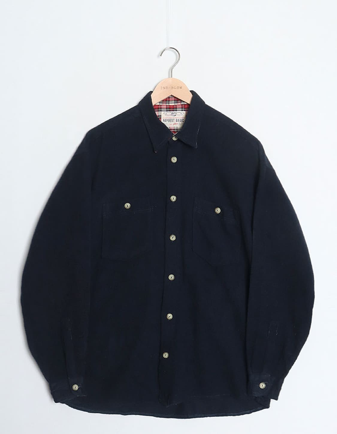 90's RAYBEST BASIC Wool Shirts 상품이미지1