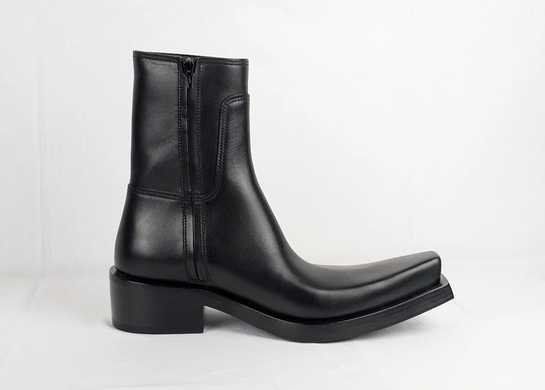 발렌시아가 산티아고 부티 앵클 부츠 블랙 40사이즈 상품이미지4