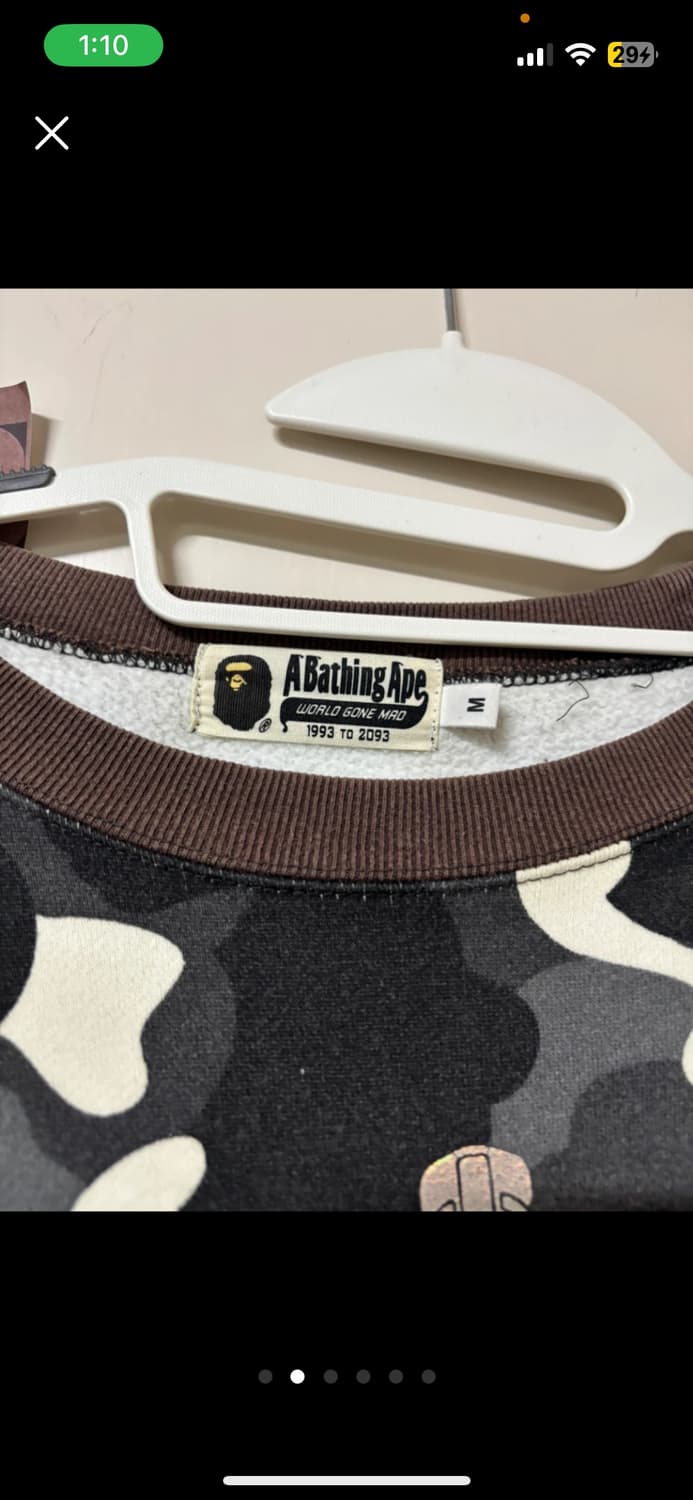 베이프 샤크 맨투맨 롱슬리브 상품이미지2