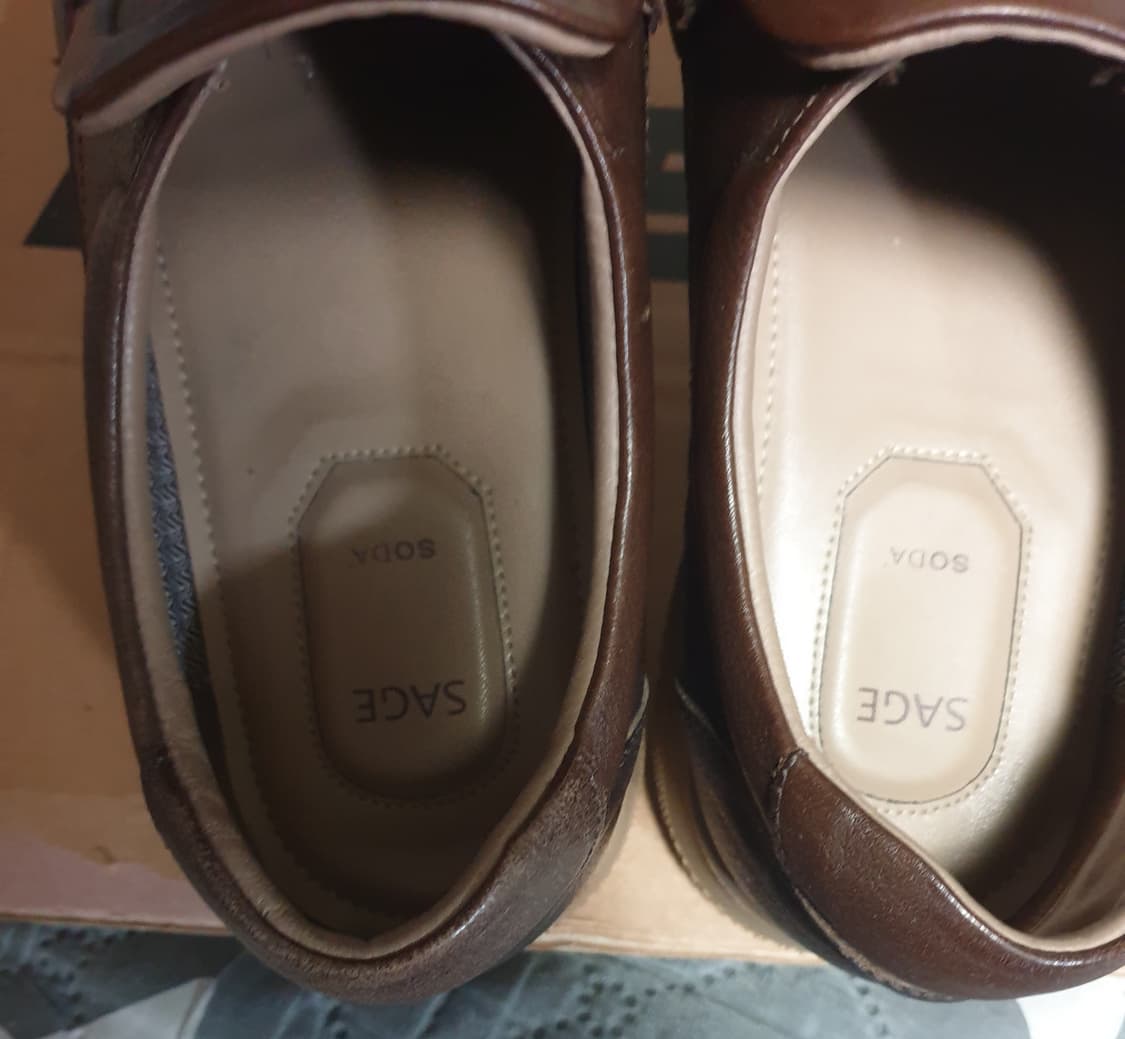 SODA SAGE 초경량 슬립온 보트슈즈 브라운 (260) 상품이미지4