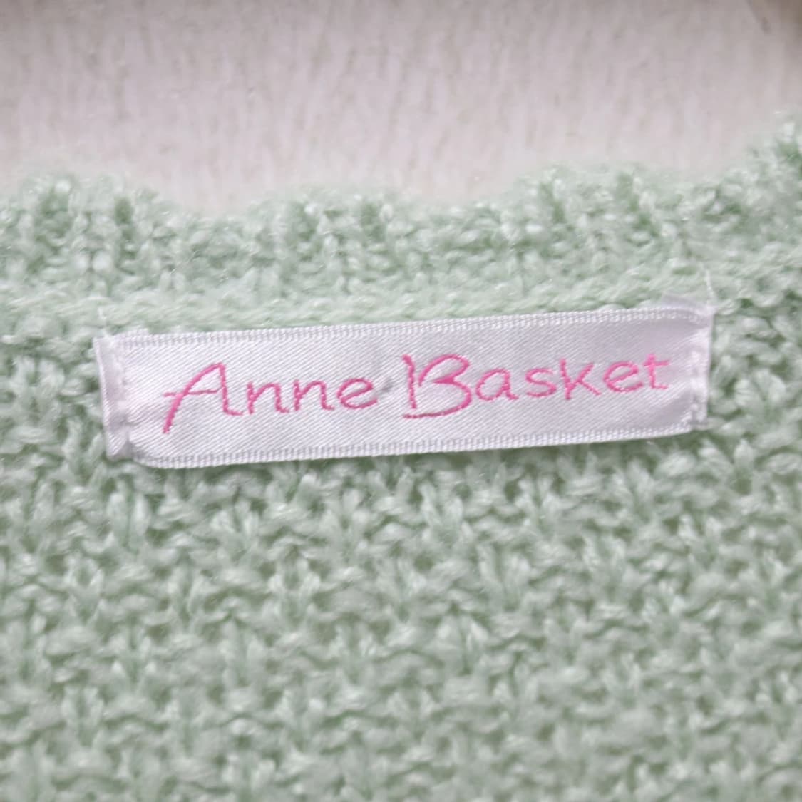 ANNE BASKET 진주 포인트 반팔 니트 62284 상품이미지7
