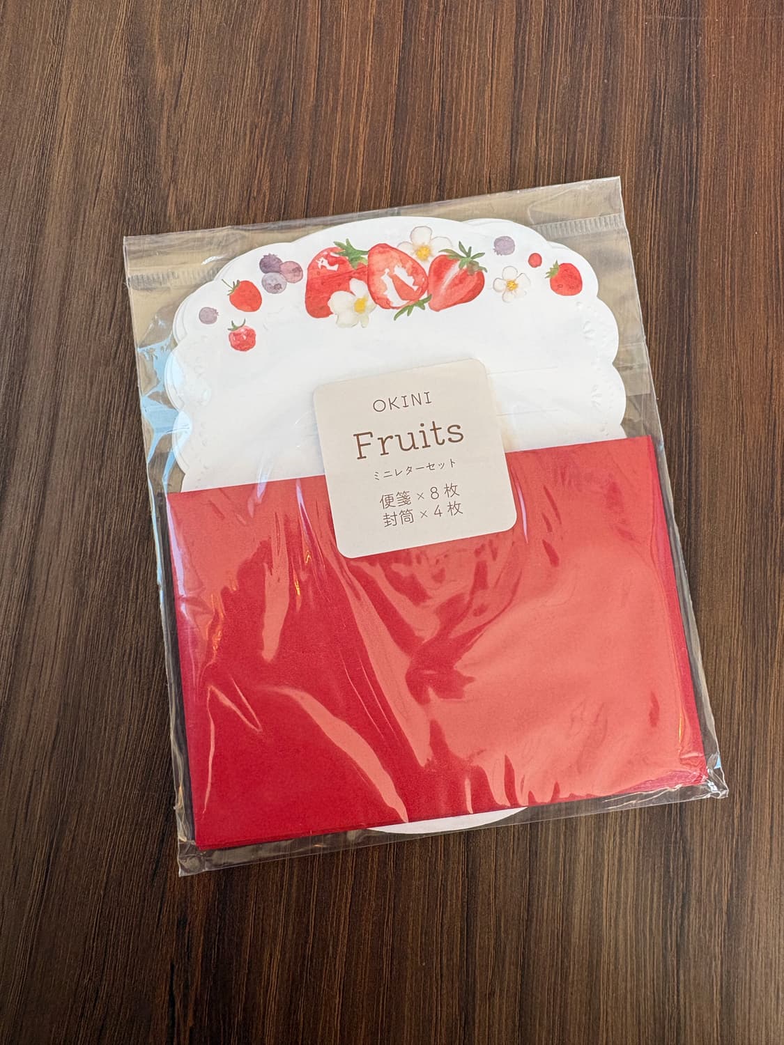 딸기 미니 편지지 상품이미지1