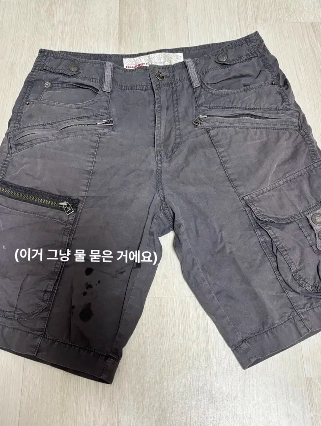 빈티지 차콜 버뮤다 팬츠 상품이미지2