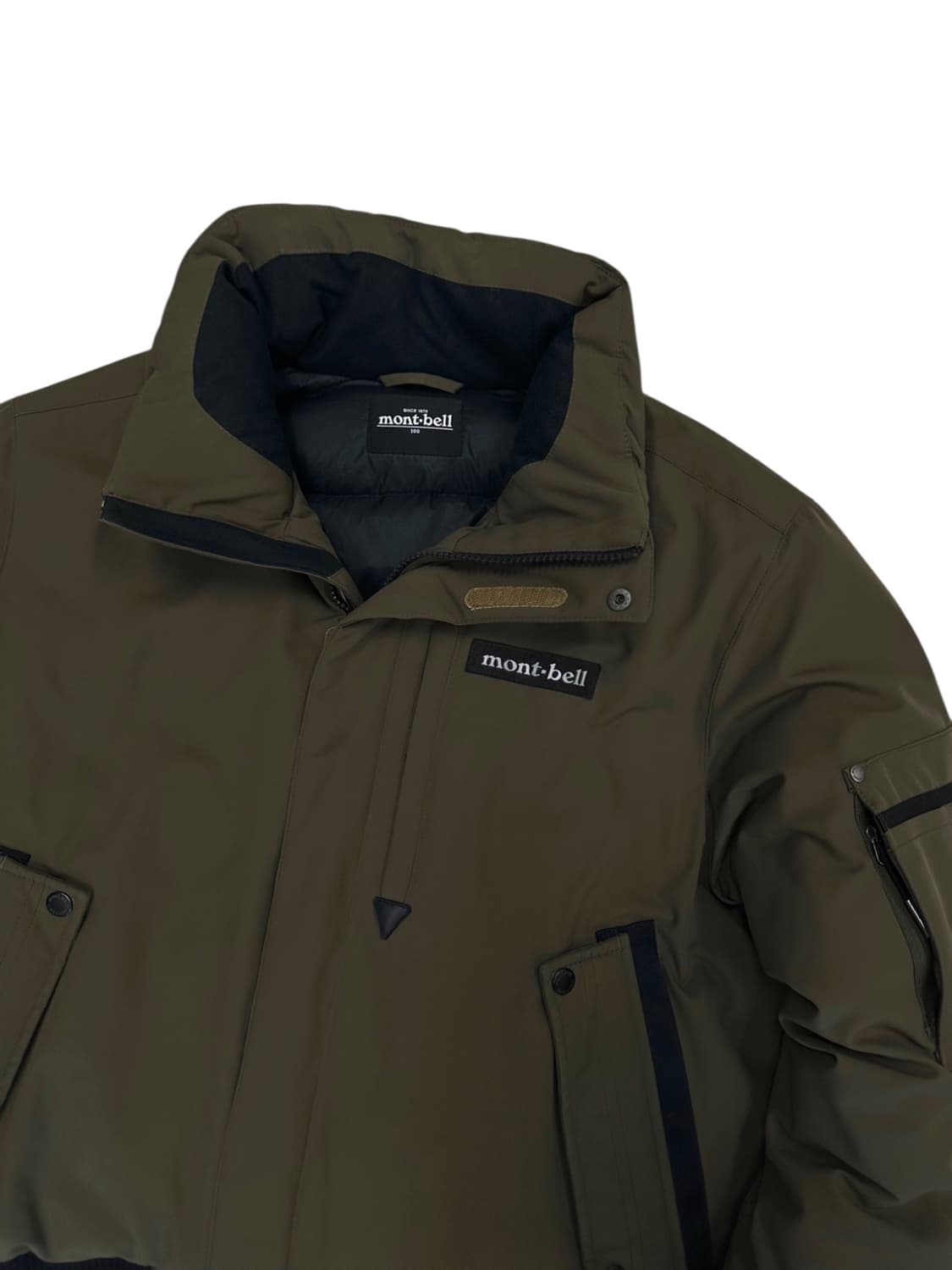몽벨 덕다운 패딩 카키 (L) 상품이미지3