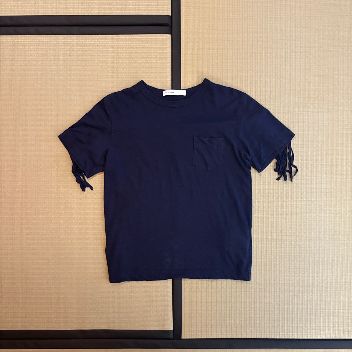 Sacai 사카이 프린지 포켓 반팔티 상품이미지2