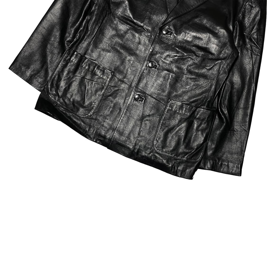 디아노체 램스킨 레더 블레이저 자켓 상품이미지4